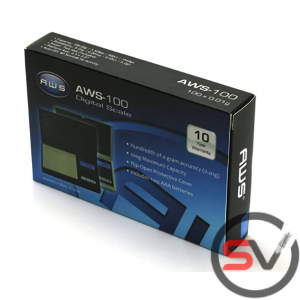 AWS-100 DIGITAL SCALE (100G X 0.01G) - BLACK